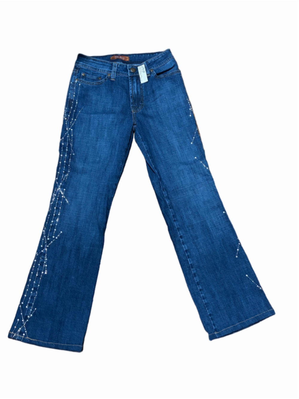 MU Jeans Parisline Crystal Bootcut Jeans NWT Women’s Size 4